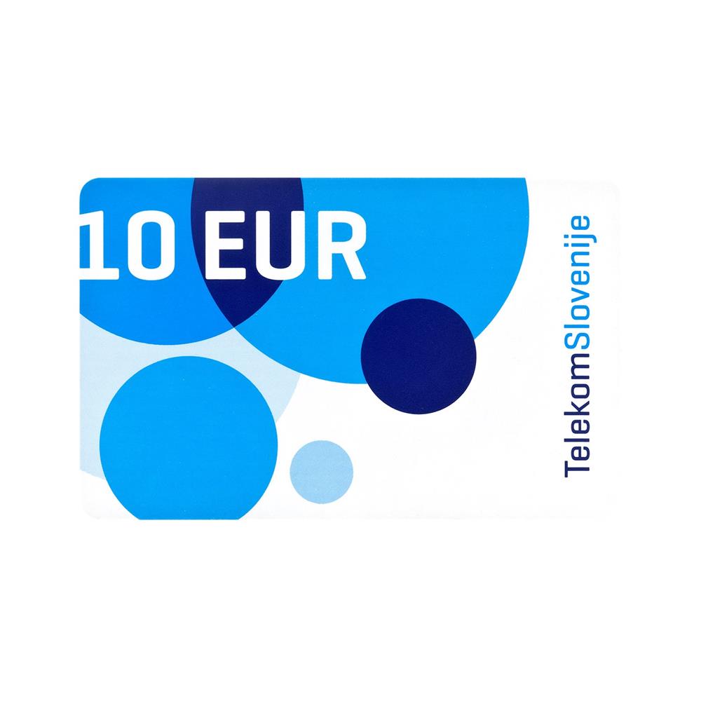 Telekom Slovenije Vrednostna kartica MOBI 10 EUR