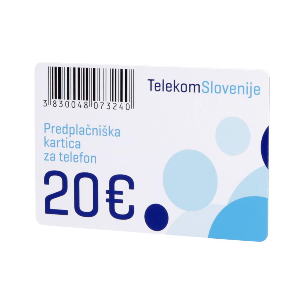 Telekom Slovenije IP telekartica 20 EUR