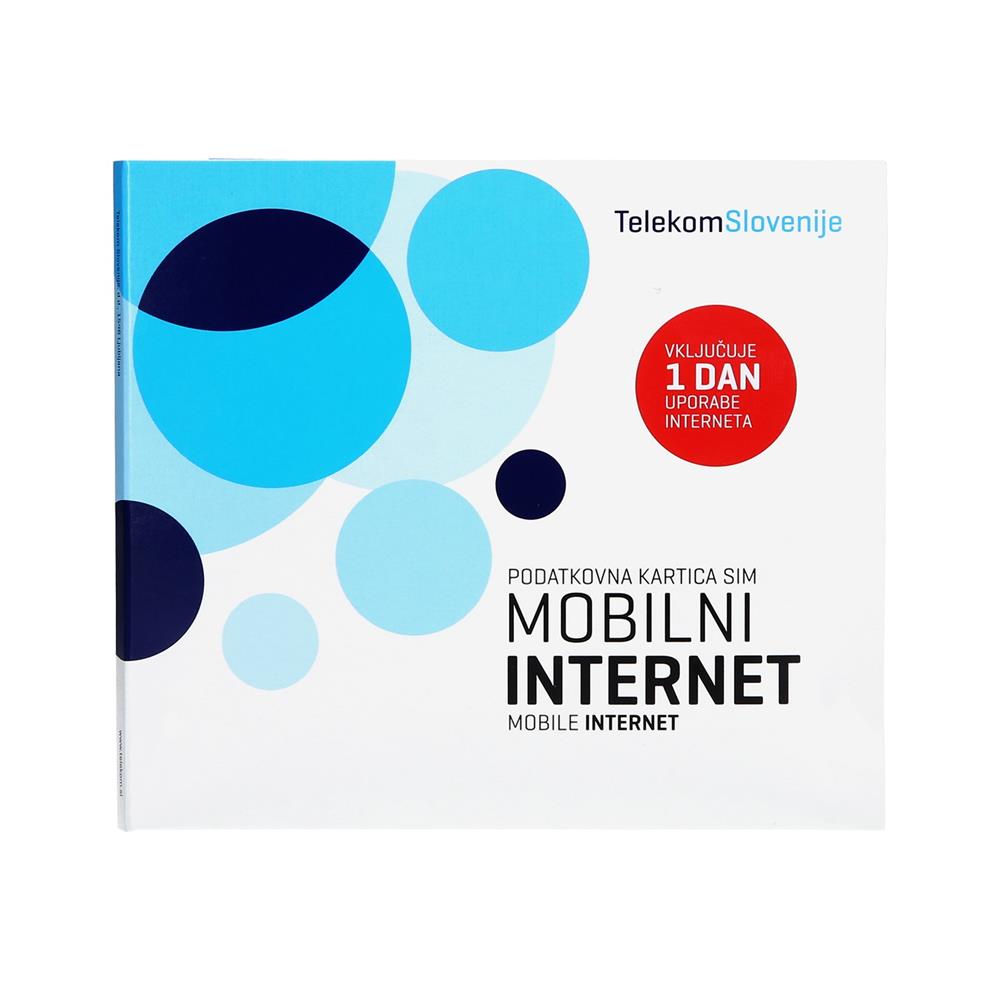 Telekom Slovenije Predplačniški mobilni internet NanoSIM