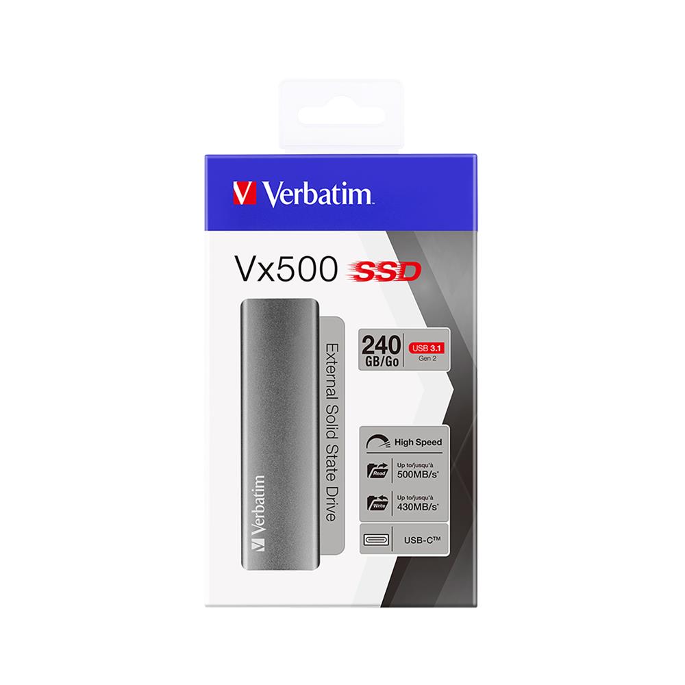 Verbatim Zunanji SSD disk 240GB USB 3.1 Vx500 47442