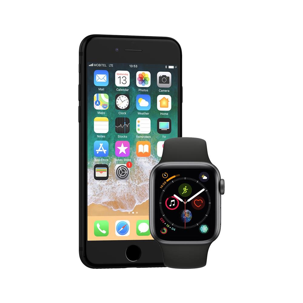 Apple iPhone 8 in pametna ura Watch Series 4 GPS 40mm Sport Band (MU662BS/A)