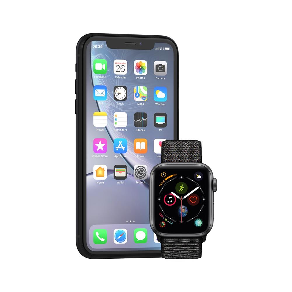 Apple iPhone XR in pametna ura Watch Series 4 GPS 40mm Sport Loop (MU672BS/A)