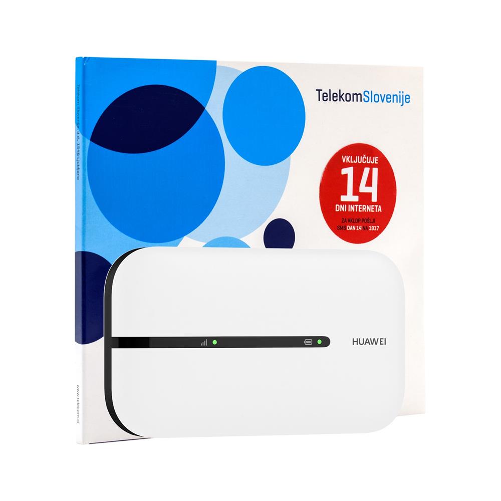 Telekom Slovenije Predplačniški mobilni internet + Huawei E5576-320 + SIM (14 dni)