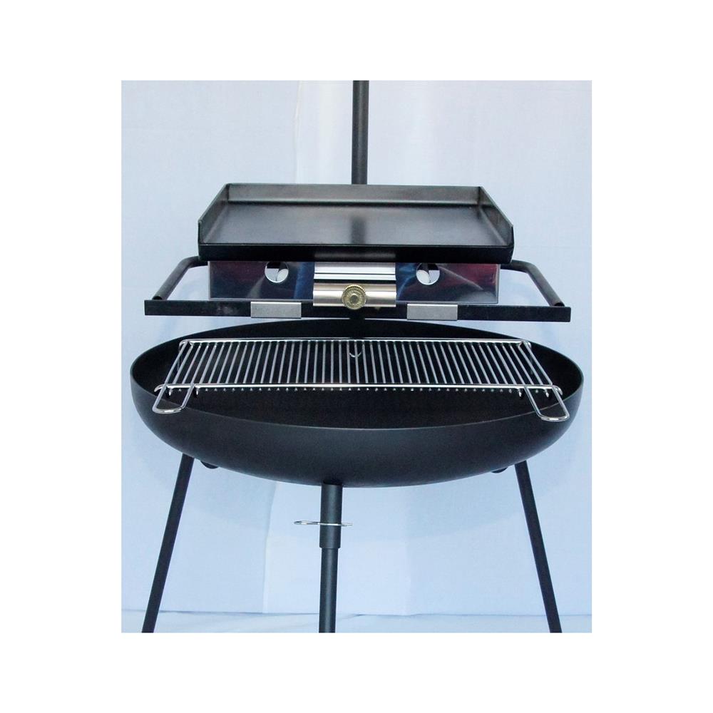 PIXIE Večnamensko kurišče 650 4v1 z grill rešetko,16l Emajl kotličkom in plinskim žarom ELP 410