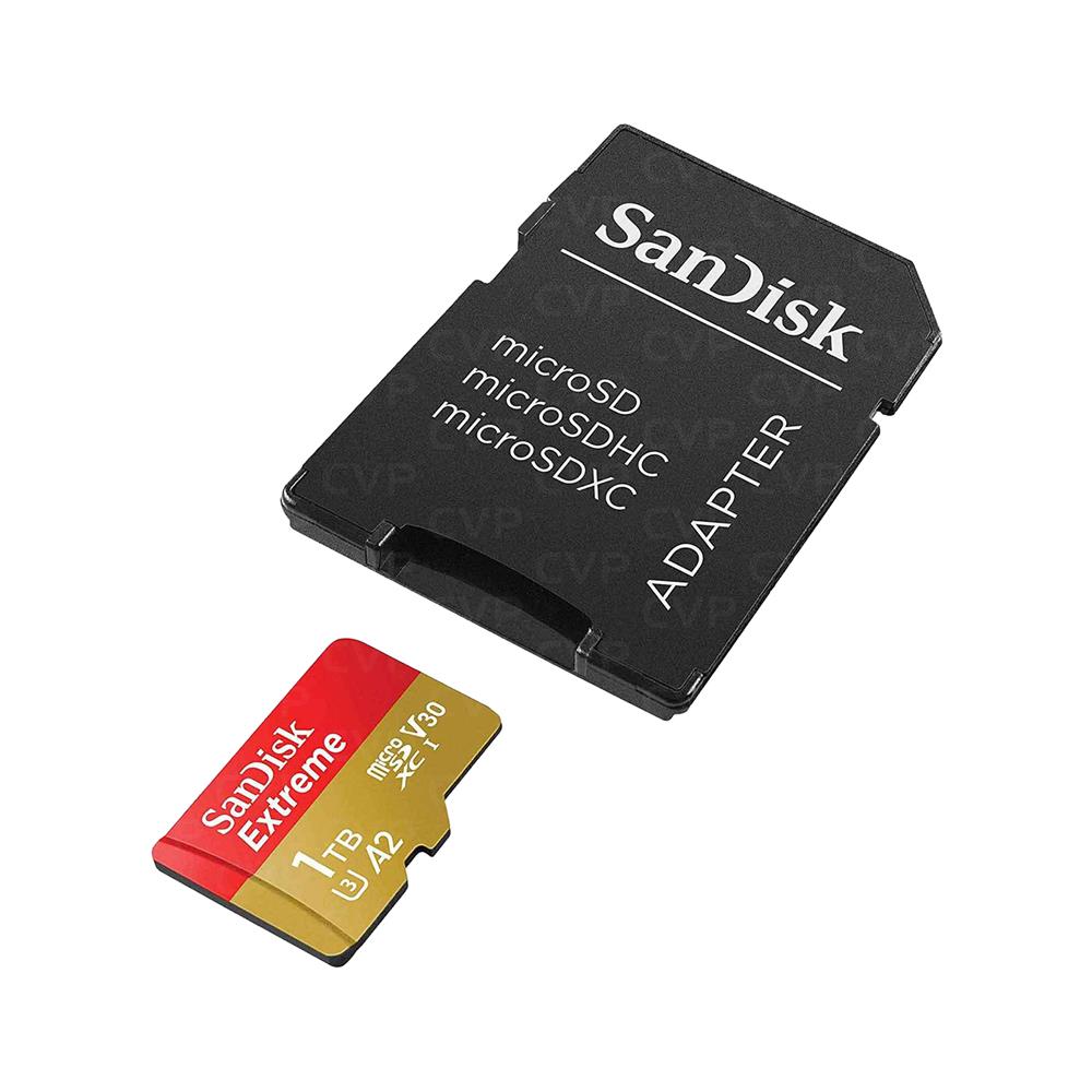 SanDisk Spominska kartica Extreme microSDXC, SD Adapter in Rescue Pro Deluxe (SDSQXA1-1T00-GN6MA)