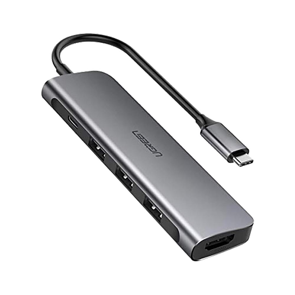 Ugreen USB hub Type C na HDMI + USB 3.0x3 + PD (UGRTI-50209)