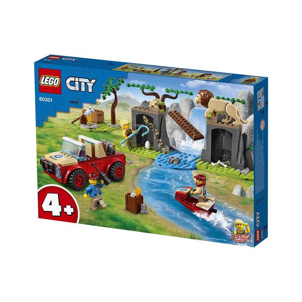 LEGO City Wildlife Terenski avto za reševanje divjih živali 60301