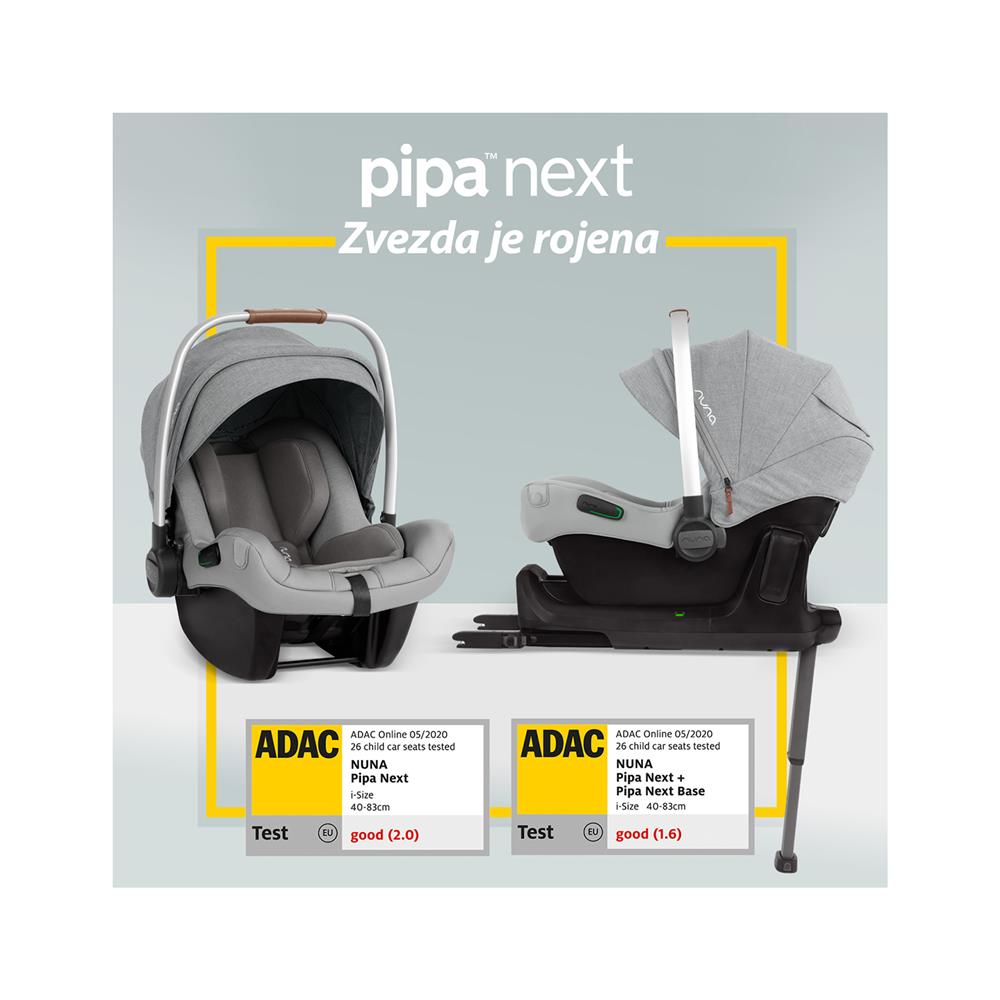 Nuna® Otroški avtosedež Pipa™ Next i-Size 0+ (0-13 kg) Frost