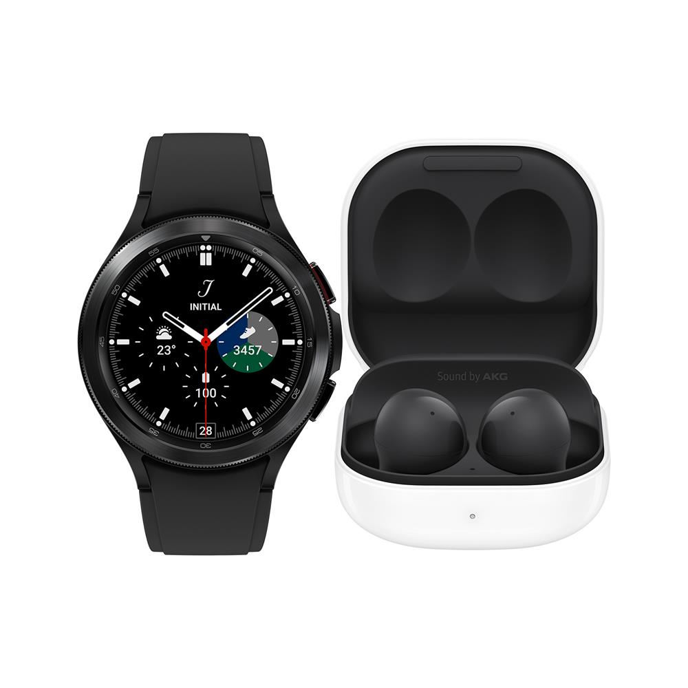 Samsung Komplet pametna ura Galaxy Watch4 Classic 46mm BT in brezžične slušalke Galaxy Buds2