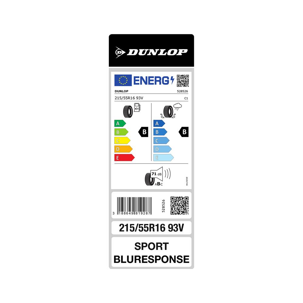 Dunlop 4 letne pnevmatike 215/55R16 93V Sport BluResponse
