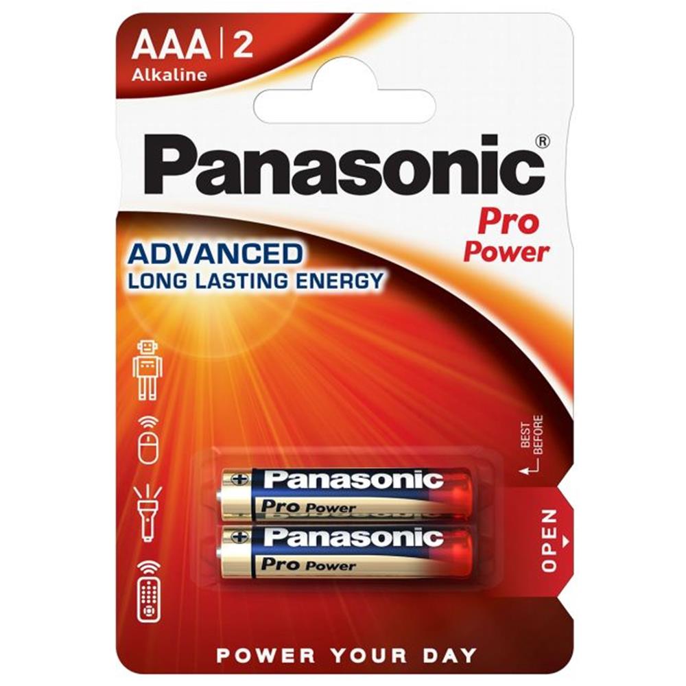 Panasonic Pro Power Gold alkalni baterijski vložek 2xAAA (LR03PPG/2BP)