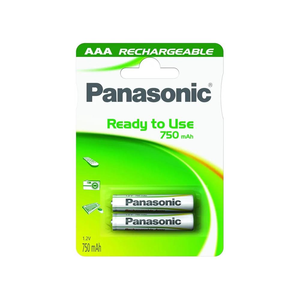 Panasonic NiMH polnilni baterijski vložek 2xAAA (HHR-4MVE/2BD)