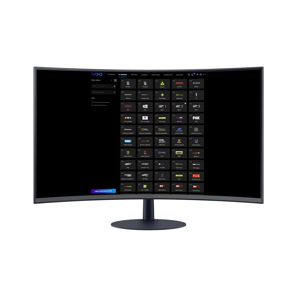 Samsung Ukrivljen monitor LC32T550FDUXEN