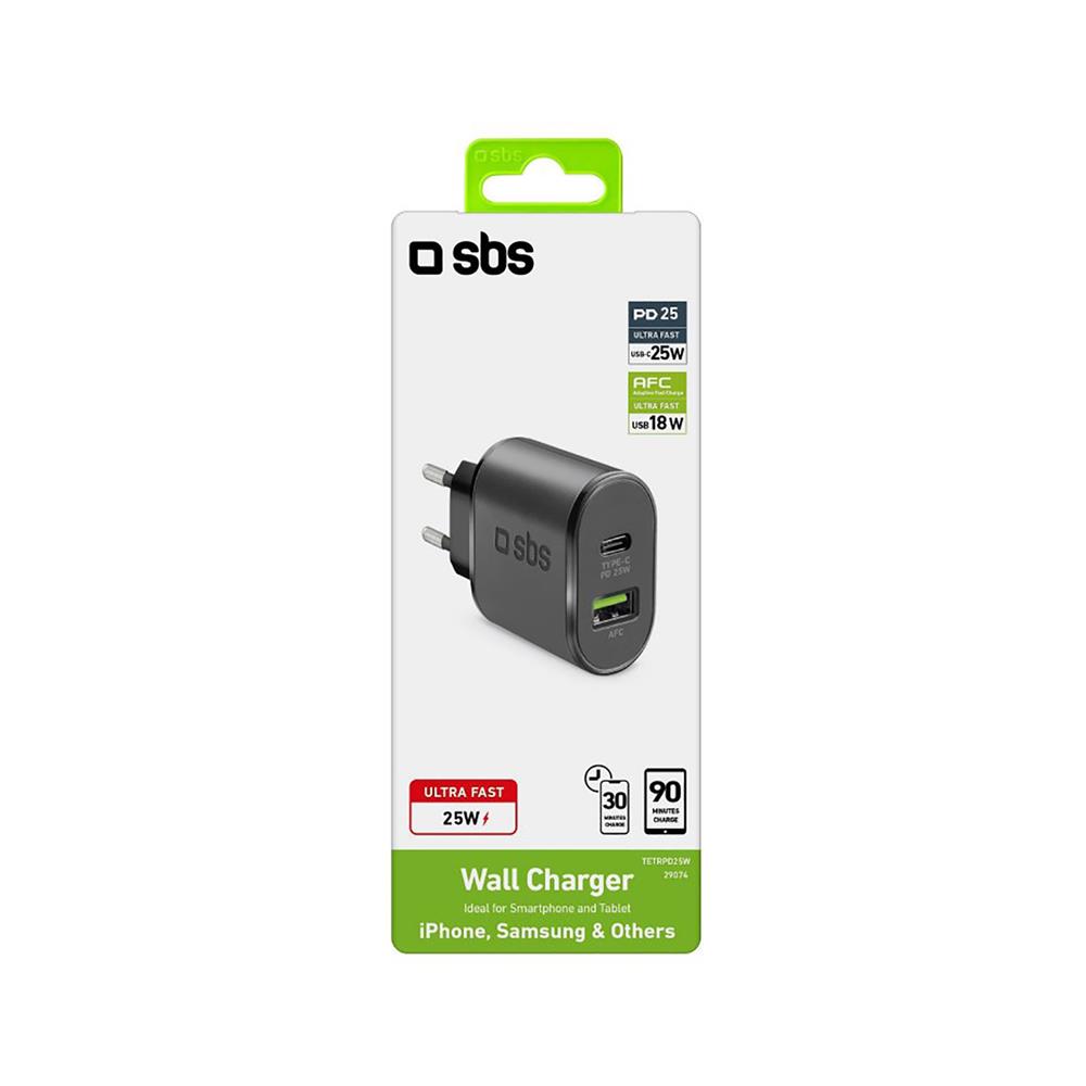 SBS Adapter Ultra Fast USB-C 25W (TETRPD25W)