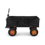 VonHaus Mrežasti vrtni voziček do 600 kg (VONDV-15/292) črno-oranžna