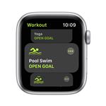 Apple Pametna ura Watch Series SE GPS 44mm Sport Band (MYDQ2BS/A) 44 mm srebrna z belim paščkom SB