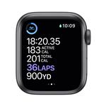 Apple Pametna ura Watch Series S6 GPS 40mm Sport Band (MG133BS/A) 40 mm siva s črnim paščkom SB