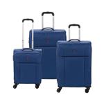 Roncato Set treh kovčkov Evolution modra
