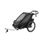 Thule Večnamenski otroški voziček Chariot Sport1 enosed črna