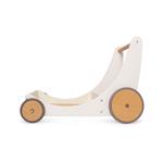 Kinderfeets Lesen voziček za igrače in urjenje hoje White bela