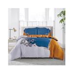 Svilanit Bombažno-satenasta premium posteljnina s potiskom Quinn 200x200 cm