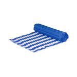 Svilanit 5-delni plažni set (plažna torba, dve enaki plažni brisači in talni podlogi) modro-bela