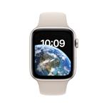 Apple Pametna ura Watch Series SE GPS 44mm Sport Band 44 mm bela z belim paščkom SB