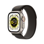 Apple Pametna ura Watch Ultra GPS + Cellular 49mm Trail Loop (MQFW3BS/A) S/M titan s črno-sivim paščkom TL
