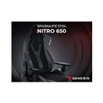 Genesis Gamerski stol NITRO 650 črna