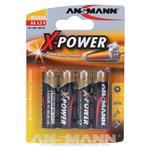 Ansmann X-POWER alkalni baterijski vložek 4xAA