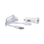 SBS Avtopolnilec 2.1 A in USB kabel Lightning(TEKITCRLH21AWFAST) 2100 mAh bela