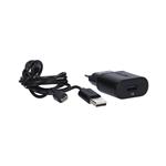 SBS Potovalni polnilec in Micro USB kabel (TETRKITMIC1ASTD) 1000 mAh črna