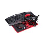 Redragon Gaming set Combo S101-BA (4v1) črno-rdeča