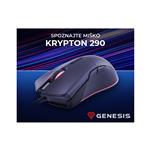 Genesis Gaming miška Krypton 290 (MOUSE-GEN-KRY290-B) črna