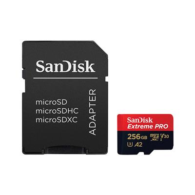 SanDisk Spominska kartica microSDXC Extreme PRO (SDSQXCZ-256G-GN6MA)