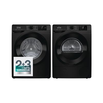 Gorenje Komplet pralni stroj WNEI84AS/B in sušilni stroj DNE82/BGN